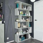 Librairie joliet, bibliothque haute double face, tagre de sparation avec 5 tagres, tagre de bureau ...