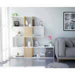 Librairie pueblo, biblioth�que � 7 compartiments, �tag�re de bureau moderne, unit� murale avec �tag�res, ...