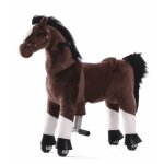 Licorne cheval d?�quitation � roues - grand - 5 � 9 ans - jouet � bascule - arc - en - ciel