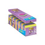 Liderpapel - post - it haftnotiz super sticky 654se24p 76x76mm sort. 24st