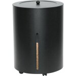 Lienbacher - coffre  granuls rond noir sur roulettes