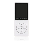 Lifcausal lecteur audio portable mp3 / mp4 64 go - cran 1, 8'' avec radio fm, enregistreur vocal pour ...