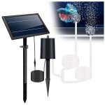 Lifcausal pompe  air solaire 10v 8w avec panneau - kit arateur tanche 3 modes pour bassin, aquarium ...