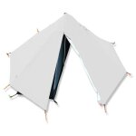 Lifcausal tente tipi extrieure monoplace tente pyramidale chauffante pour camping et randonne en plein ...