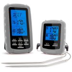 Benobby kids - lifcausal thermomtre numrique sans fil 2 pices avec double sonde pour barbecue, grill ...