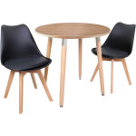 Ensemble de salle à manger rond halo lorenzo - une table à manger en bois de chêne et un ensemble de ... Ensemble de salle à manger rond halo lorenzo - une table à manger en bois de chêne et un ensemble de ...