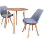 Ensemble de salle à manger rond halo lorenzo - une table à manger en bois de chêne et un ensemble de ... Ensemble de salle à manger rond halo lorenzo - une table à manger en bois de chêne et un ensemble de ...