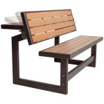 Lifetime ? banc convertible en table pique - nique ? 2 � 4 places ? longueur 141 cm ? structure en acier ...