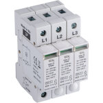 Limiteur de surtension t2 ? 3p ? 275v ? rail th35 ? 40ka ? ip20