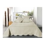 Boutis contemporain ivoire - 180x240cm - ivoire Boutis contemporain ivoire - 180x240cm - ivoire