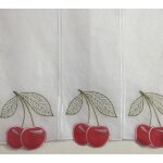 Brise bise brod� griottes rouge 60x60 cm