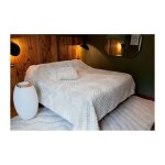 Linder - dessus de lit effet fourrure 'lofoten' - 240x250cm - ecru