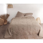 Linder - jet� de lit 'calisson' - 250x260cm - lin