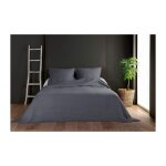 Linder - jeté de lit gris anthracite capitonné style boutis - 180x240cm - gris anthracite Linder - jeté de lit gris anthracite capitonné style boutis - 180x240cm - gris anthracite