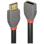 Rallonge lindy hdmi fiche m�le hdmi - a, prise femelle hdmi - a 0. 50 m anthracite, noir, rouge 36475 ...