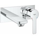 Grohe - grand mitigeur lavabo linaire 2 trous, mural, saillie