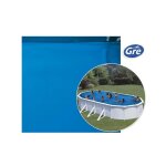Liner 75 / 100 classique piscine ovale gre pool - couleur liner: sable - taille piscine: ovale 500 x ...