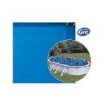 Gre - liner 0, 40 bleu uni piscine ovale 9, 15m x 4, 70m x 1, 32m