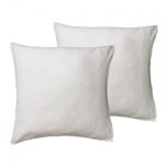 Lot de 2 prot�ges - oreillers blanc 100% coton - 63x63 - blanc