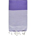Promo linge - fouta de plage nid d'abeille 100% coton - douceur et confort ? serviette de plage - 100x200cm ...