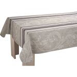 Le linge de jules - nappe anti - taches arabesque - carre 150 x 150 cm