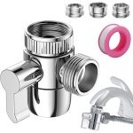 Linghhang - 1pcs valve inverseur de douche 3 voies vanne aiguillage de douchette robinet d'arrt pour ...