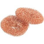 Linghhang - lot de 2 eponge cuivre, grattoir vaisselle cobi, �ponges en cuivre pour un nettoyage doux ...
