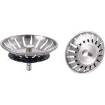 Linghhang - 2 pi�ces bouchon evier cuisine inox - filtre evier cuisine universel (dia: 78mm), bonde evier ...