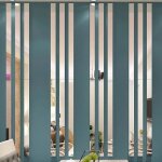 Linghhang - 20pcs miroir stickers muraux, miroir d�coratif moderne 3d pour salon chambre - argent, 5x50cm ...