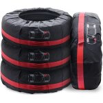 Linghhang - lot de 4 housses de pneus 13 - 18' (65cm de diam�tre) housse de roue de secours imperm�able ...