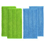 4 pices swiffer plat mop chiffon mop microfibre chiffon de remplacement tte de mop accessoires