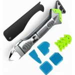 Linghhang - 5 en 1 kit de calfeutrage en silicone, outil de calfeutrage, outils de calfeutrage en silicone, ... Linghhang - 5 en 1 kit de calfeutrage en silicone, outil de calfeutrage, outils de calfeutrage en silicone, ...