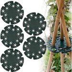 Linghhang - 5 pcs sweet pea support 12 trous wigwam grip holder bambou canne grip plastique wigwam cane ...