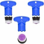 Linghhang - a�rateur de mousseur robinet m16 3pcs insert embout robinet cuisine universel economiseur ...