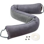 Linghhang - gris boudin de porte isolant froid 93 cm, bas de porte isolant thermique, anti froid et anti ...