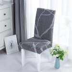 Linghhang - housse de chaise de salle  manger, housse de chaise imprime en patchwork, lavable, extensible, ...