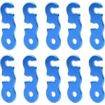 Linghhang - tendeur de corde cam(bleu), aluminium tente guyline coureur tendeur tente auvent corde accessoires ...