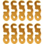 Linghhang - tendeur de corde cam(golden), aluminium tente guyline coureur tendeur tente auvent corde ...