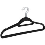 Lot de 5 cintres floqu velours