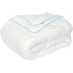 Couette polyester harmonie fibre creuse silicon�e 4 saisons 240x220 cm