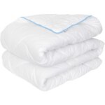 Couette polyester harmonie fibre creuse silicon�e l�ger (�t�) 160x200 cm