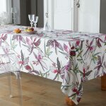 Nappe coton enduite paradis rectangulaire 160x250 cm