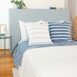 Parure de drap coton adouci stripes 240x290 cm