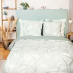 Linnea - parure de lit coton et lin lav� pampelune 260x240 cm