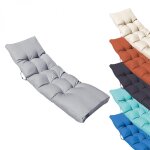 Linxor - coussin matelassé pour bain de soleil, transat - 185 x 60 cm - gris clair Linxor - coussin matelassé pour bain de soleil, transat - 185 x 60 cm - gris clair