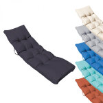 Linxor - coussin matelassé pour bain de soleil, transat - 185 x 60 cm - gris foncé Linxor - coussin matelassé pour bain de soleil, transat - 185 x 60 cm - gris foncé