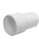 Linxor - embout en pvc pour tuyau flottant de piscine - diam 38 mm - blanc