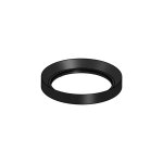 Joint noir 00285b pour bonde d'vier, 72x50x9 mm