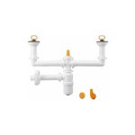 Lira - vidage vier gr 2 cuves, avec siphon central