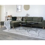 Lisa design - guimar - tapis - blanc et noir - 200x300 cm